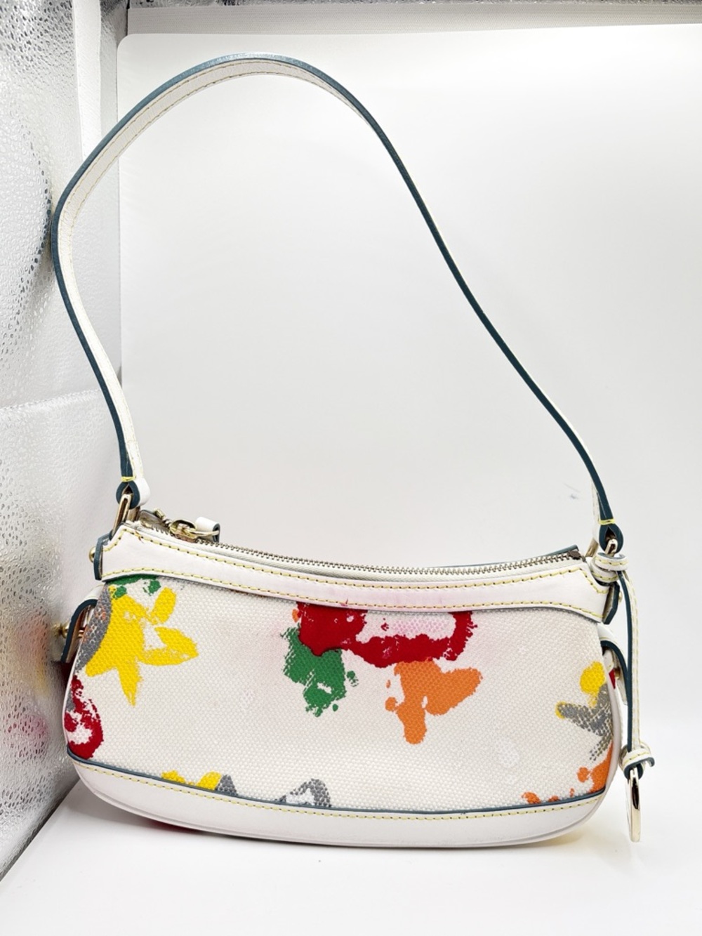 Dooney & Bourke Y2K Retro Graffiti Painted Bag